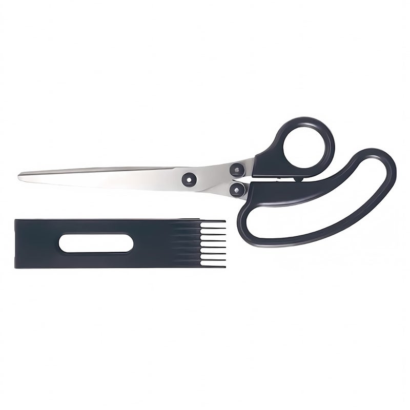 Sunstar Stationery S3711455 7-Blade Shredder Scissors, 7.9 inches (200 mm), Black (Authentic Hologram for US and EU Only) - Image 4